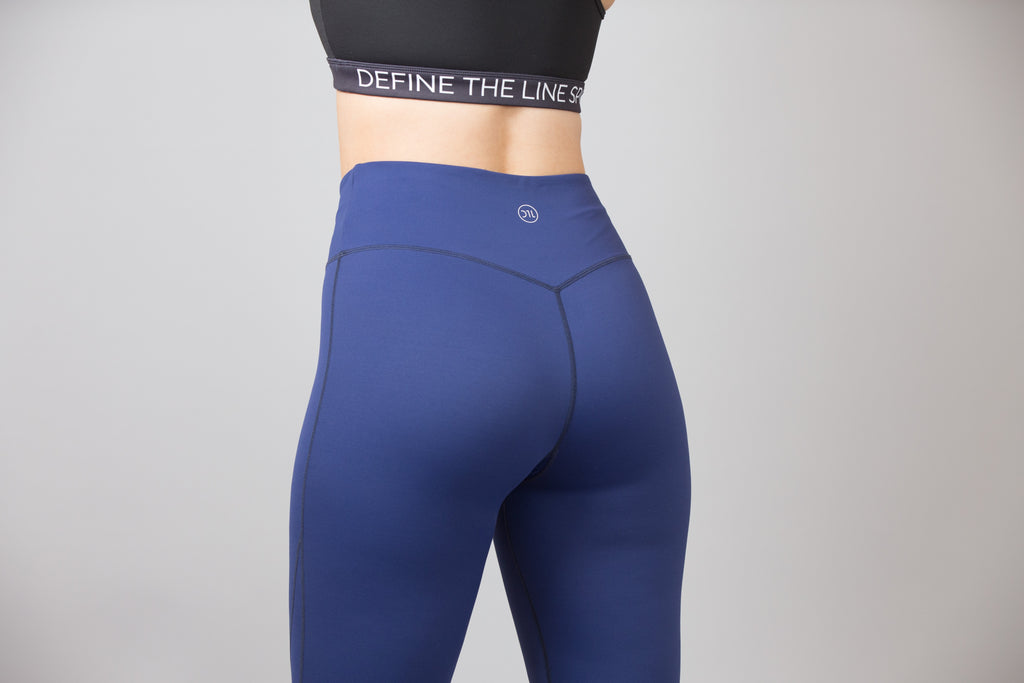LUXE BLUE TIGHTS - DTL Sport