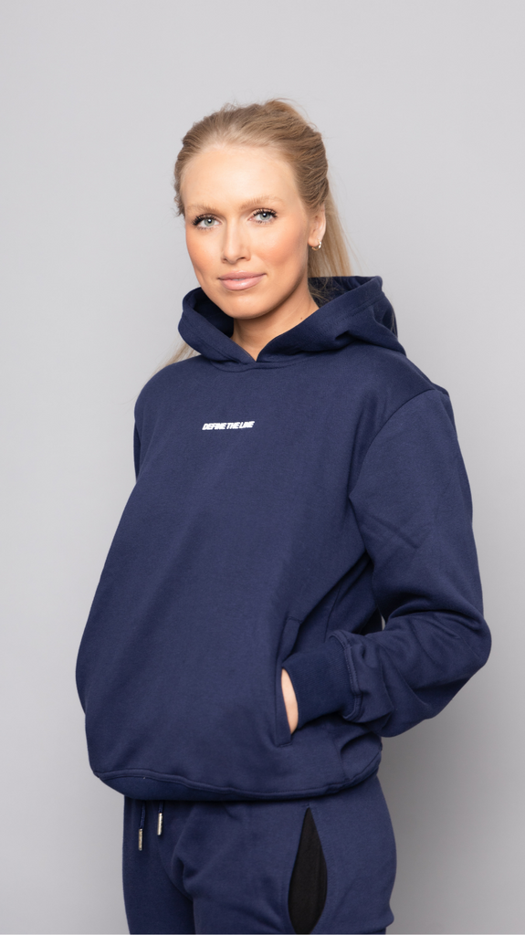 NAVY LOUNGE HOODIE - DTL Sport