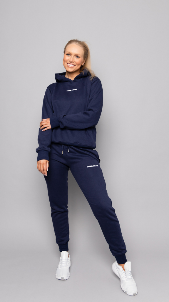 NAVY LOUNGE HOODIE - DTL Sport