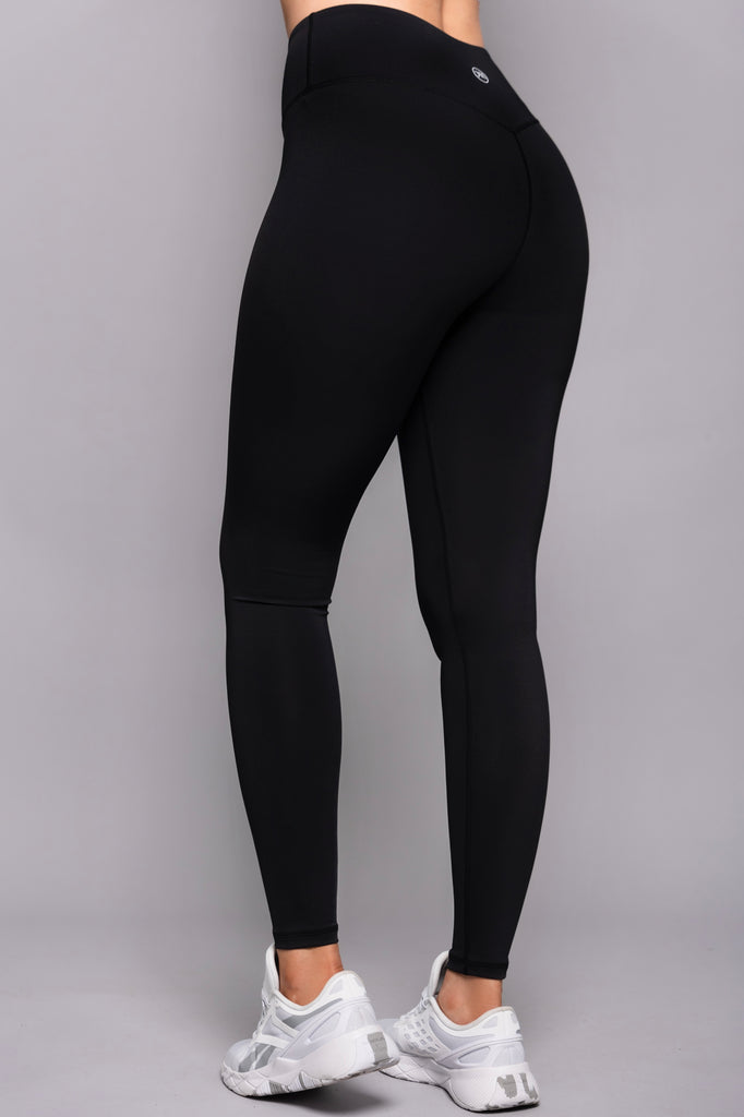 LUXE JET BLACK TIGHTS - DTL Sport